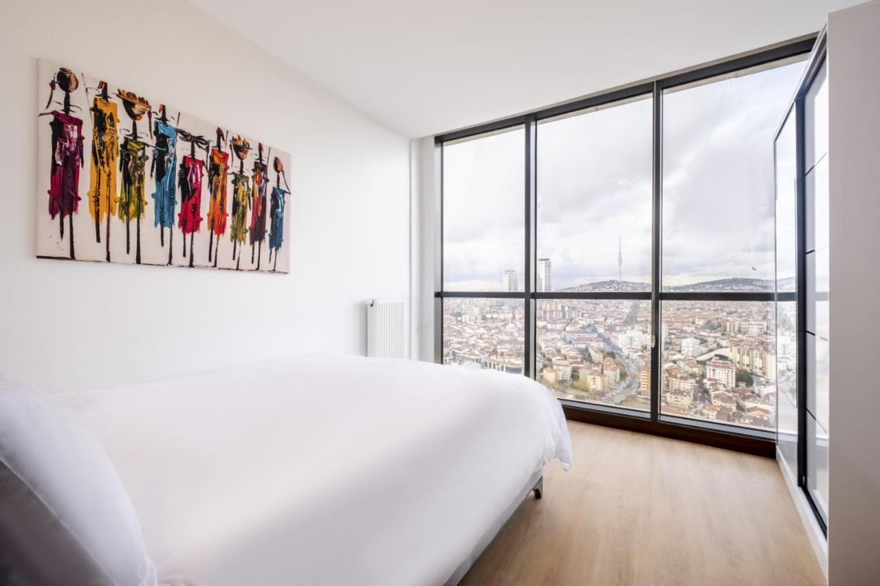 Charming Flat With City View In Atasehir Истанбул Екстериор снимка
