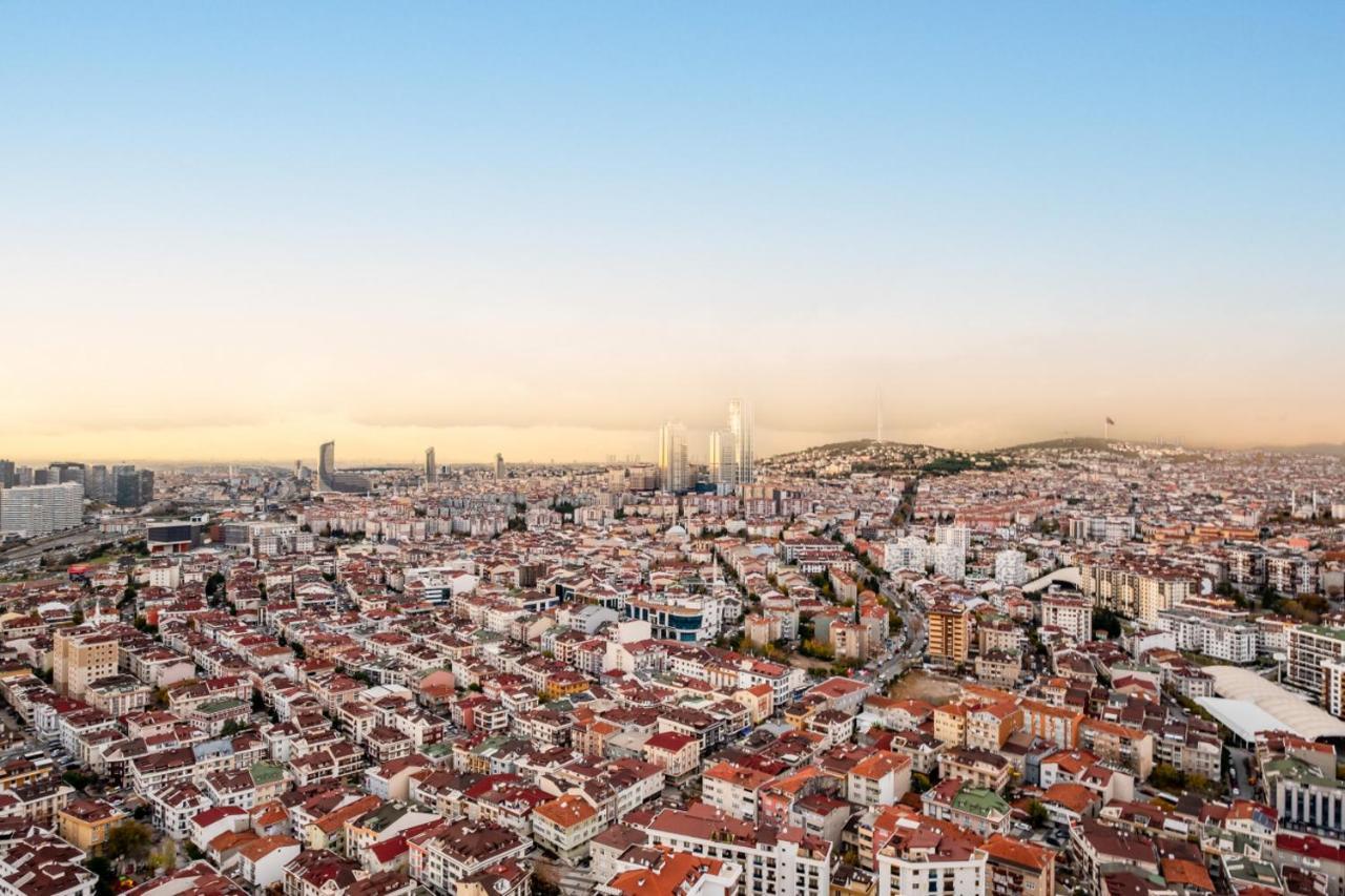 Charming Flat With City View In Atasehir Истанбул Екстериор снимка